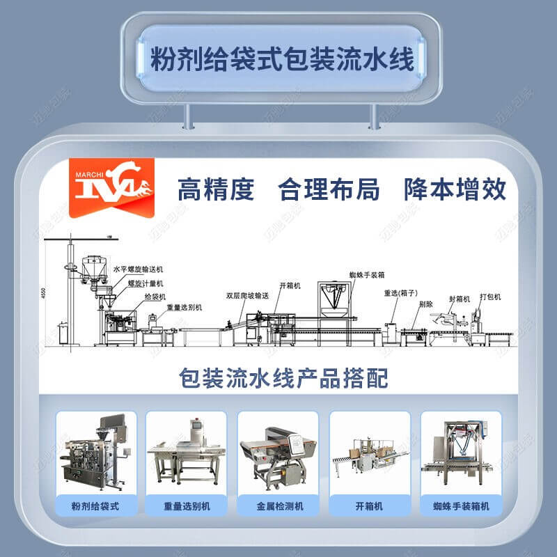 消毒粉包裝流水線